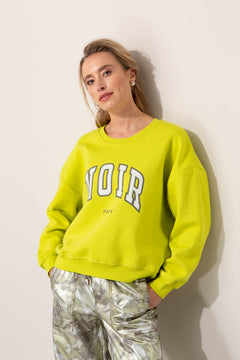 Sweatshirt mit Statement-Print