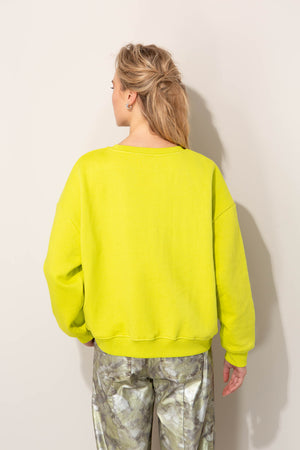 Sweatshirt mit Statement-Print