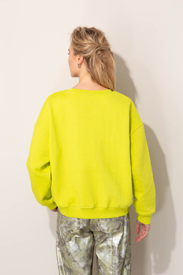 Sweatshirt mit Statement-Print