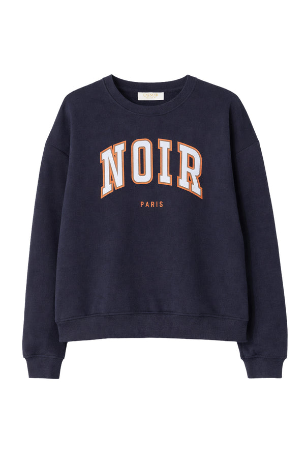 Sweatshirt mit Statement-Print