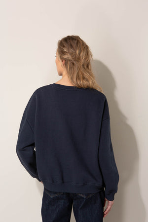 Sweatshirt mit Statement-Print