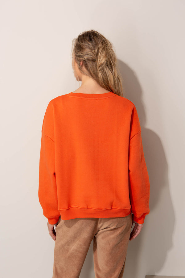 Sweatshirt mit Statement-Logo
