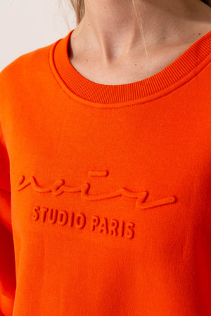 Sweatshirt mit Statement-Logo