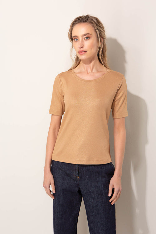 Shirt mit Schimmer-Effekt
