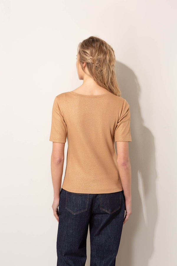 Shirt mit Schimmer-Effekt