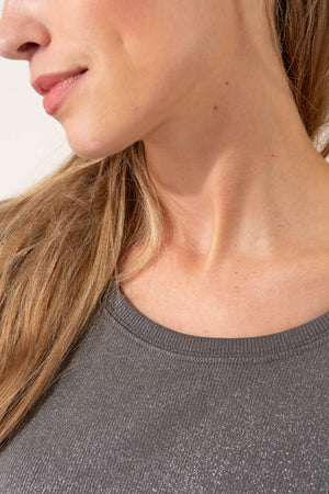 Shirt mit Schimmer-Effekt