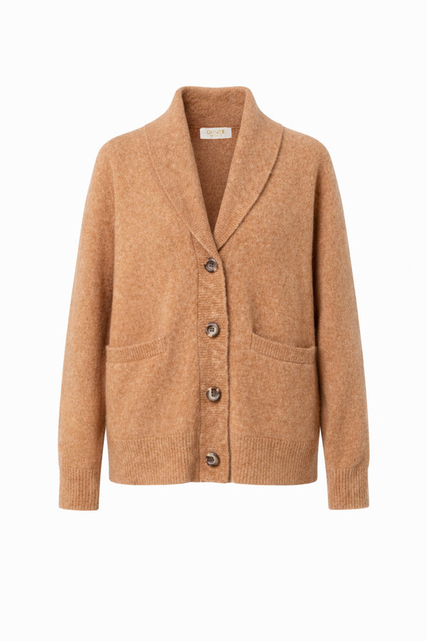 Strickjacke aus Alpaka-Woll-Mix