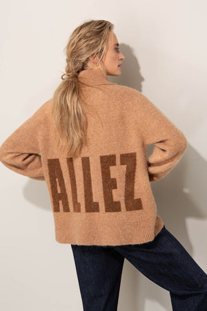 Strickjacke aus Alpaka-Woll-Mix