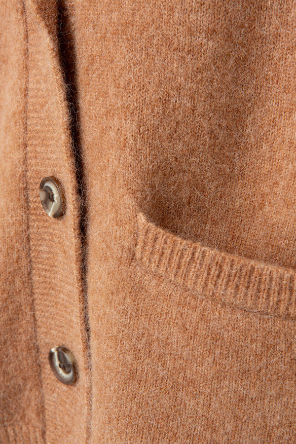 Strickjacke aus Alpaka-Woll-Mix