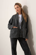 Strickjacke aus Alpaka-Woll-Mix