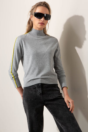 Strickshirt in Viskose-Mix