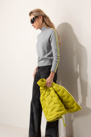 Strickshirt in Viskose-Mix