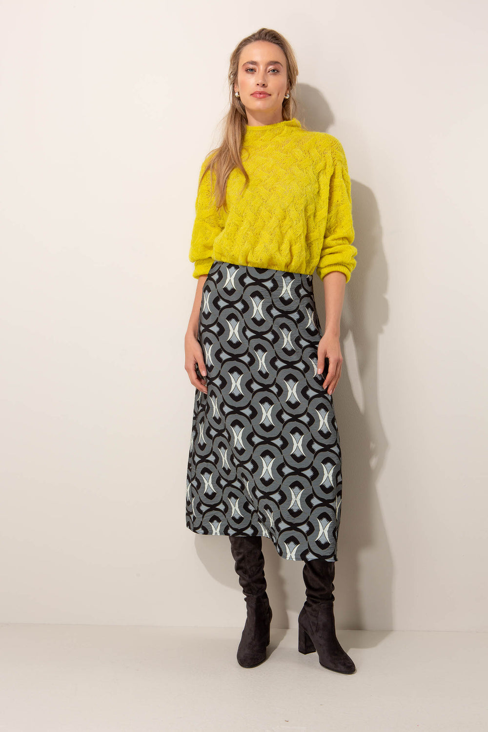 Strickpullover aus Alpaka-Wollmix
