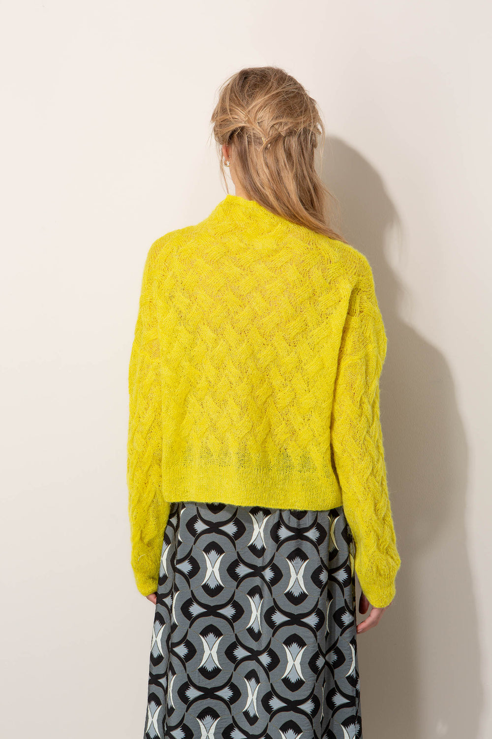 Strickpullover aus Alpaka-Wollmix