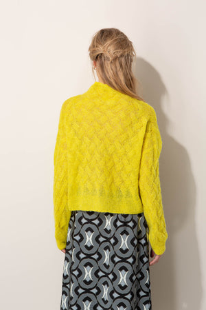 Strickpullover aus Alpaka-Wollmix