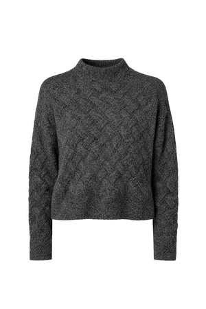 Strickpullover aus Alpaka-Wollmix