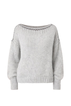 Grobstrickpullover aus Alpakamix