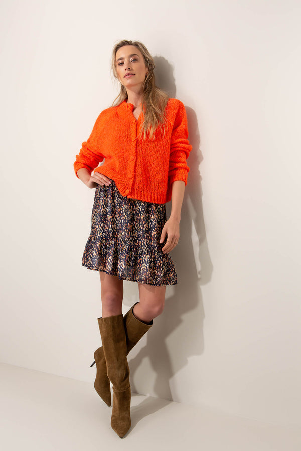 Strickjacke mit Alpaka