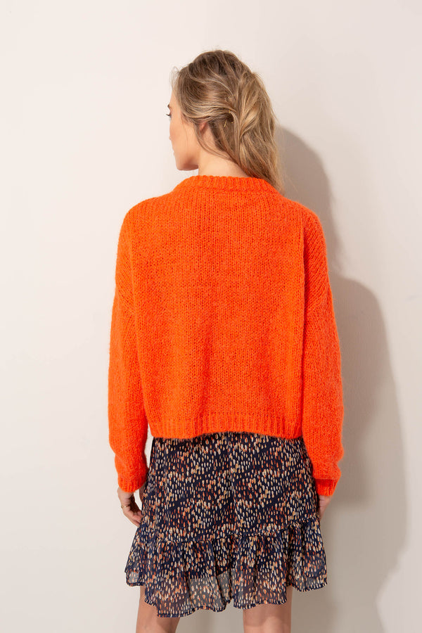 Strickjacke mit Alpaka