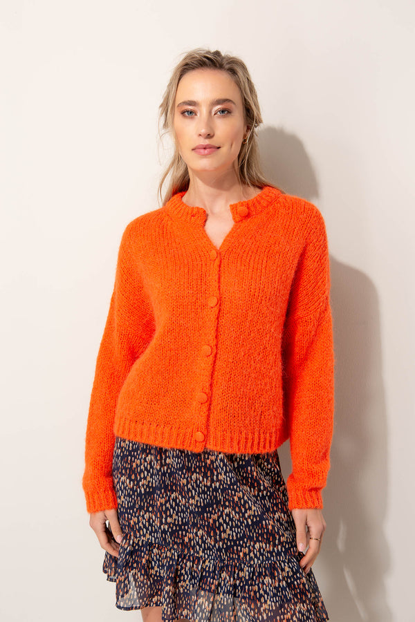 Strickjacke mit Alpaka