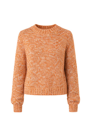 Strickpullover in Melange-Optik
