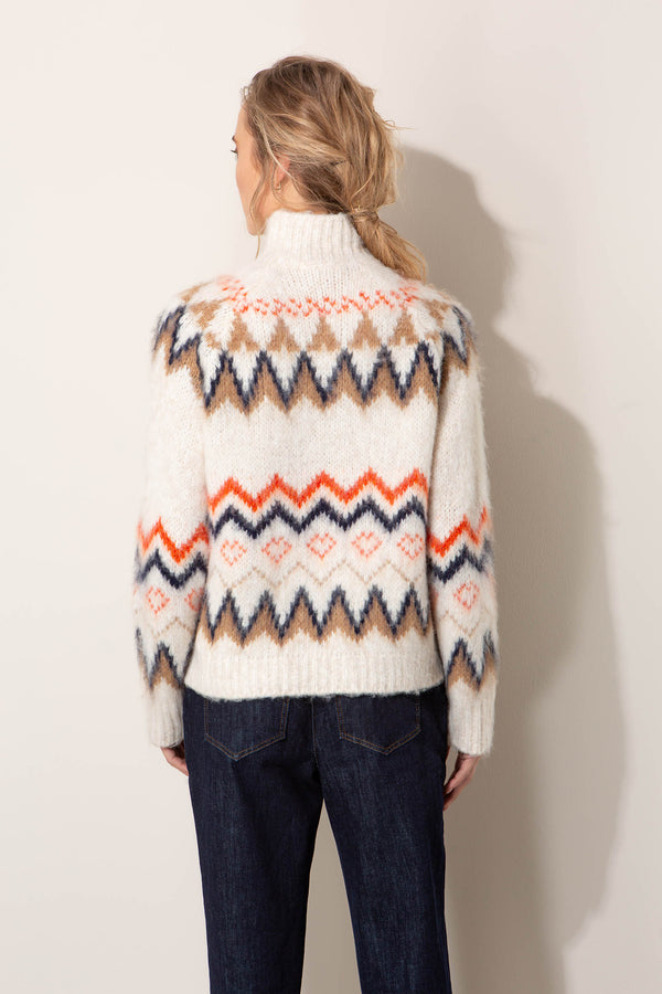 Pullover im Norwegermuster