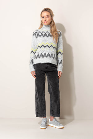 Pullover im Norwegermuster