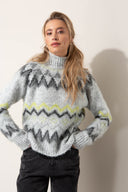 Pullover im Norwegermuster