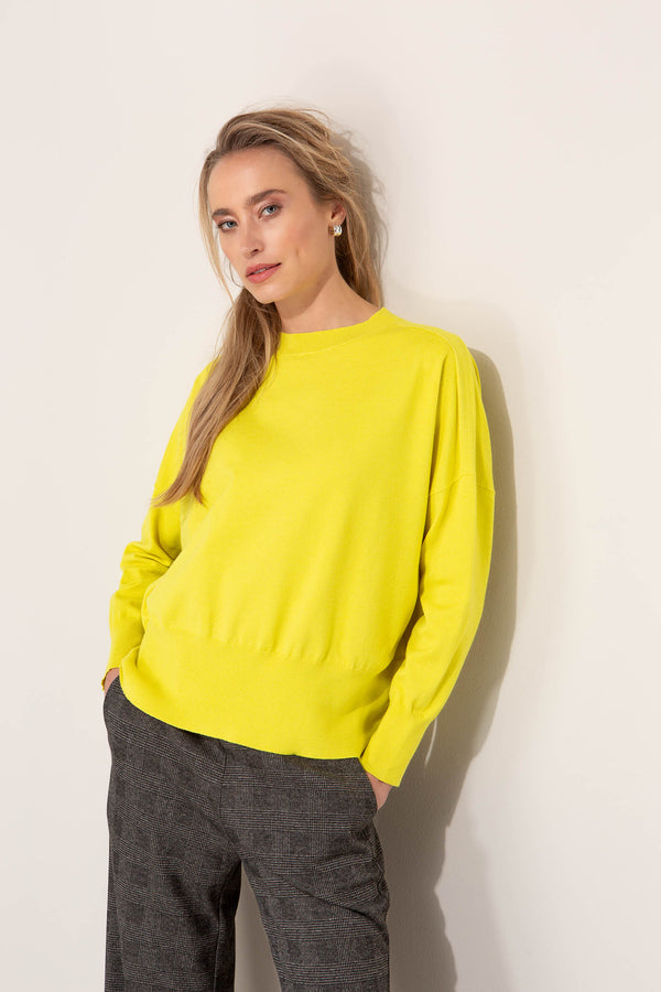 Feinstrickpullover aus Viskosemix