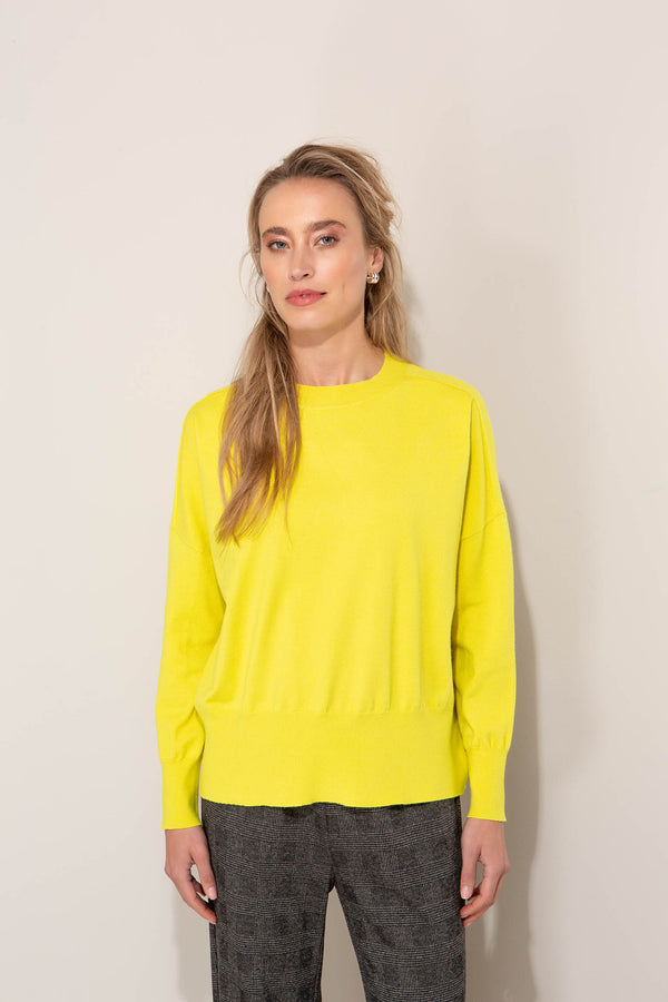 Feinstrickpullover aus Viskosemix