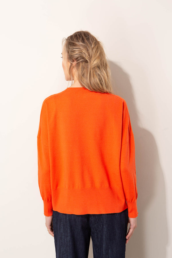 Feinstrickpullover aus Viskosemix