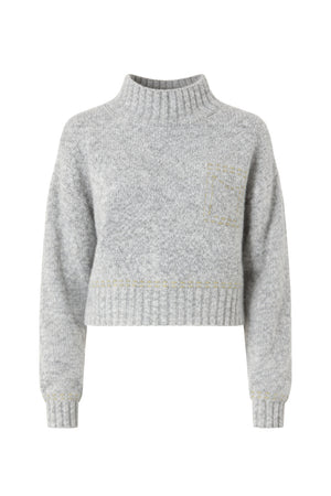 Strickpullover aus Effektgarn
