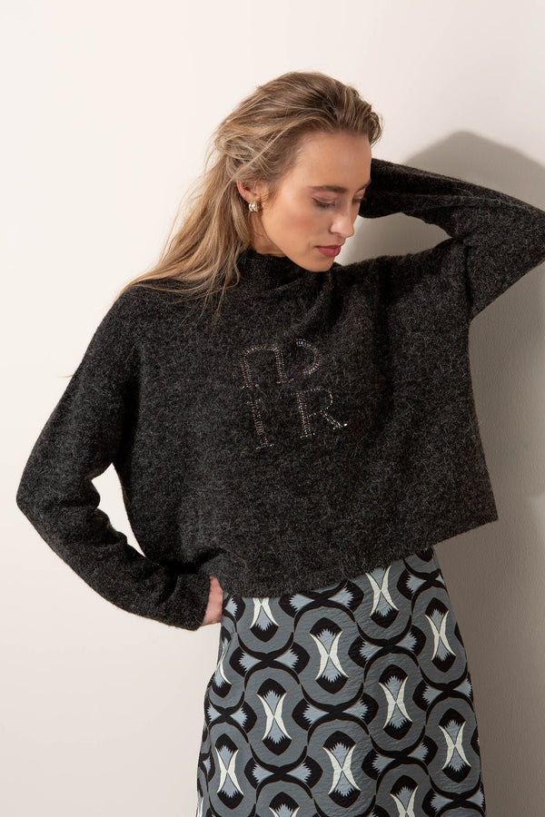 Strickpullover aus Alpaka-Woll-Mix