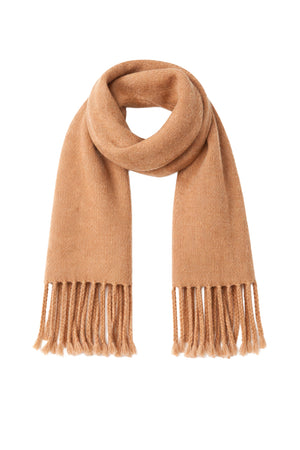 Strickschal mit Fransen