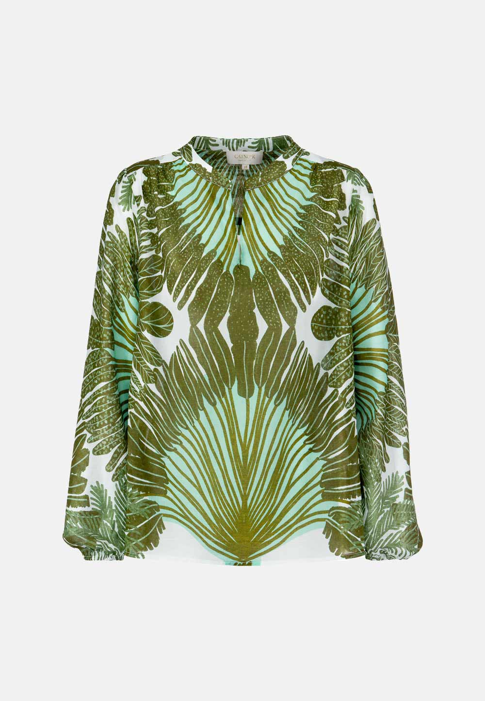 Bluse Langarm in Organic Cotton | Palm