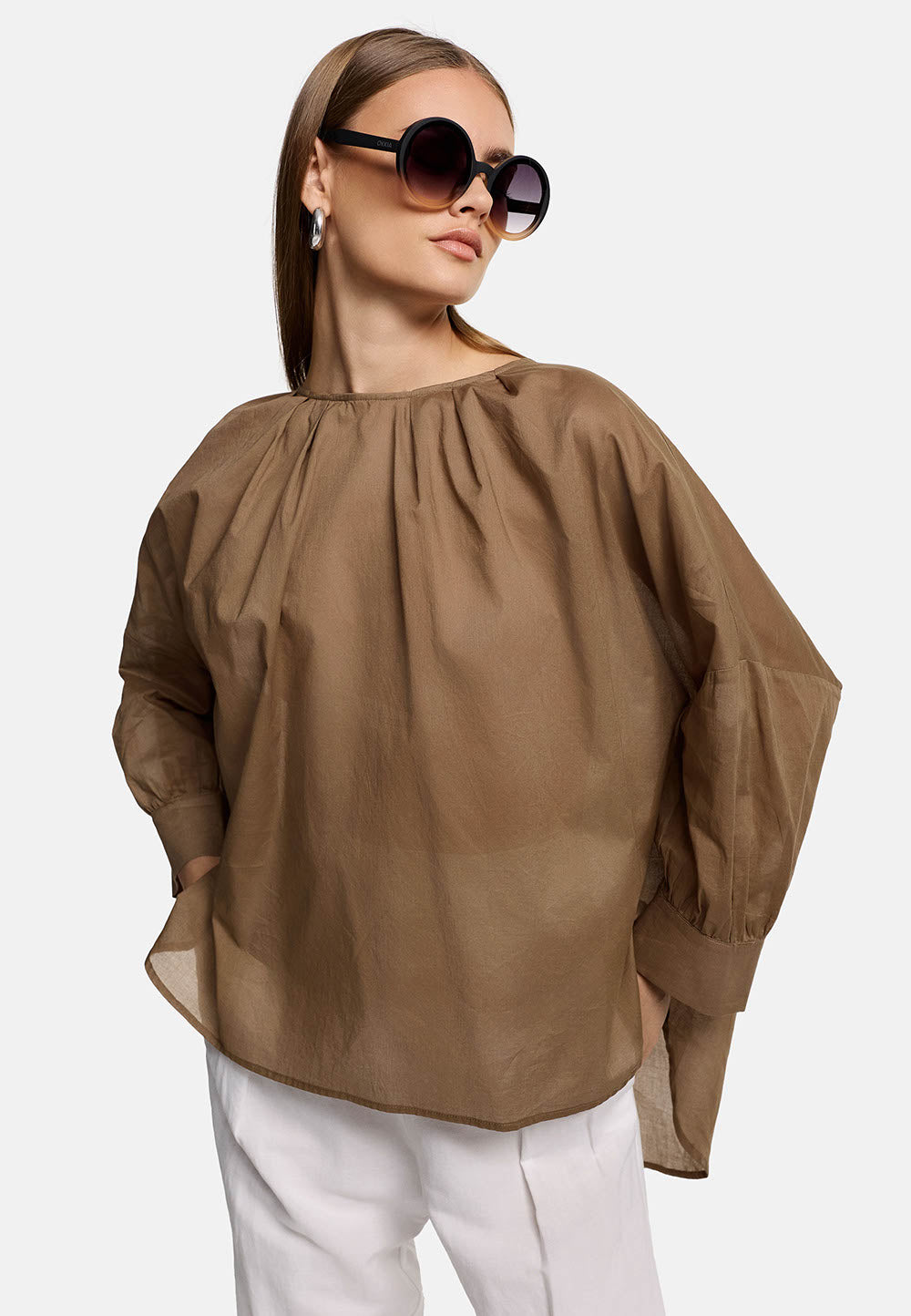 Bluse Oversize in Organic Cotton | Cocoa