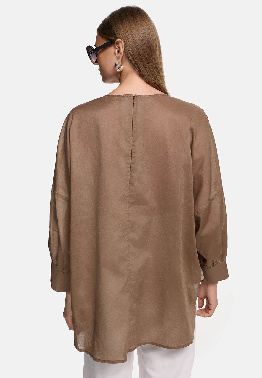 Bluse Oversize in Organic Cotton | Cocoa