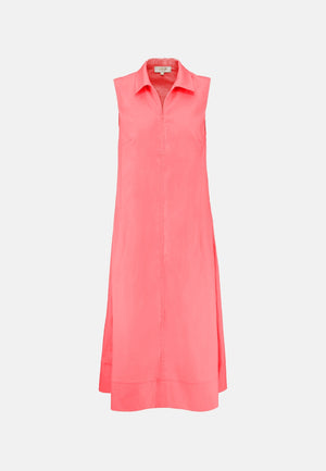 A-line dress in fine cotton stretch | Azalee 