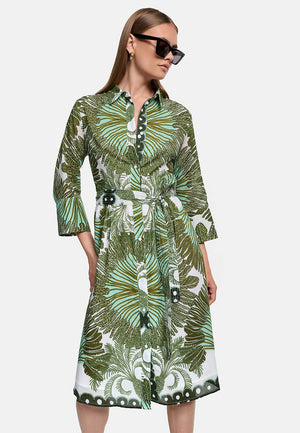 Kleid Utility Style in Organic Cotton | Palm