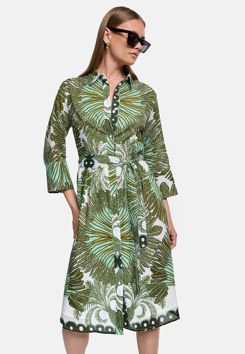 Kleid Utility Style in Organic Cotton | Palm