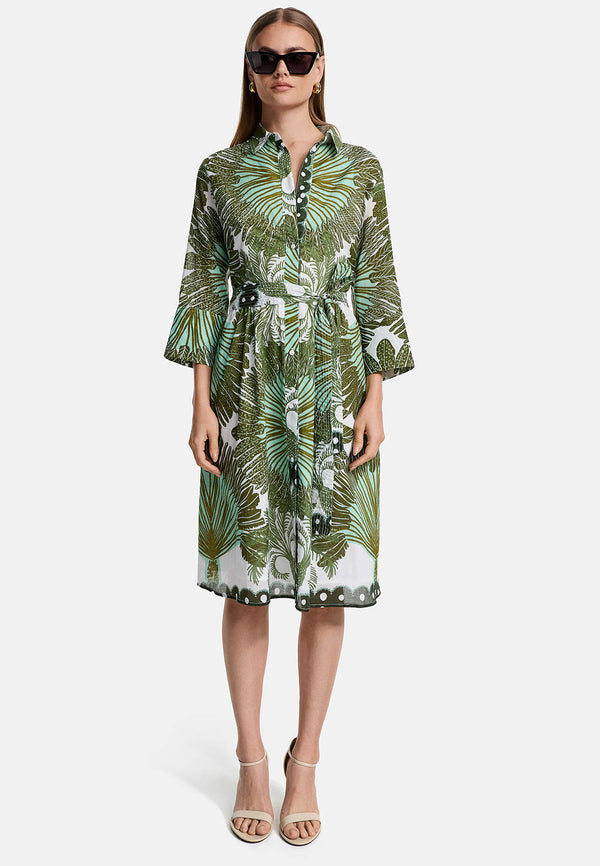Kleid Utility Style in Organic Cotton | Palm