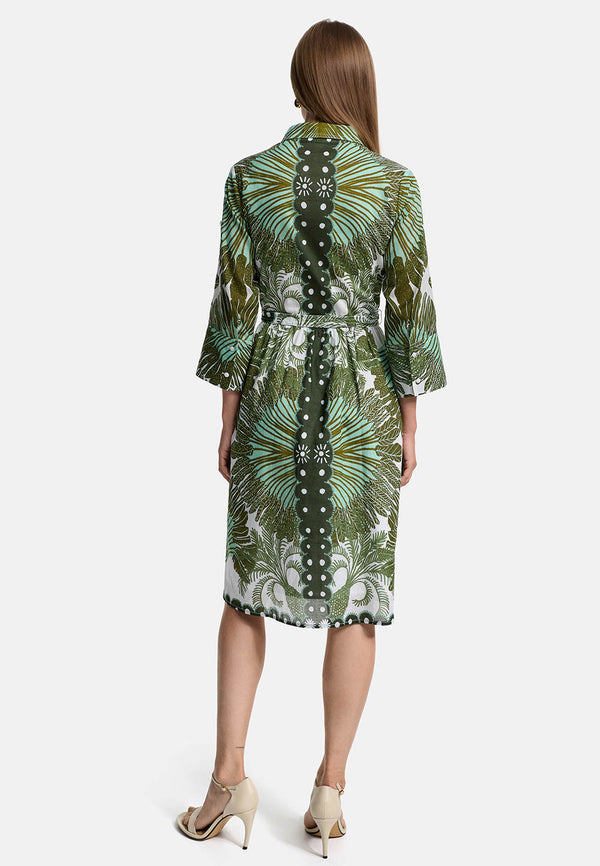 Kleid Utility Style in Organic Cotton | Palm