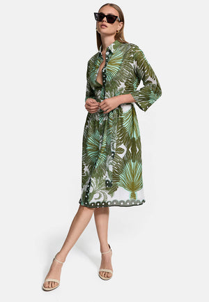 Kleid Utility Style in Organic Cotton | Palm
