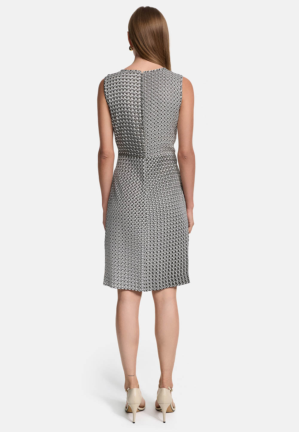 Sheath dress in viscose twill, Oeko-Tex certified | Geo 