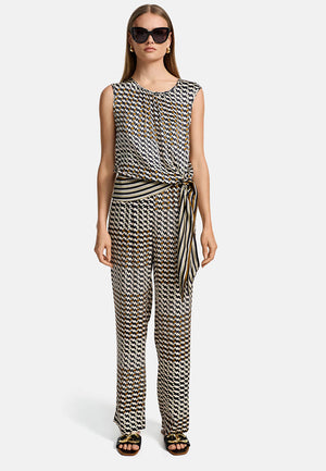 Printhose Wideleg in Viscose Twill Ökotex zertifiziert | Summer Dots