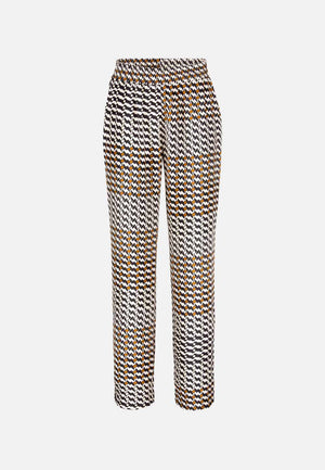 Printhose Wideleg in Viscose Twill Ökotex zertifiziert | Summer Dots