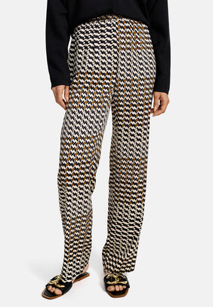 Printhose Wideleg in Viscose Twill Ökotex zertifiziert | Summer Dots