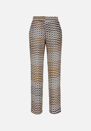 Printhose Wideleg in Viscose Twill Ökotex zertifiziert | Summer Dots