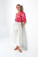 Rock in Viskose Crepe | White