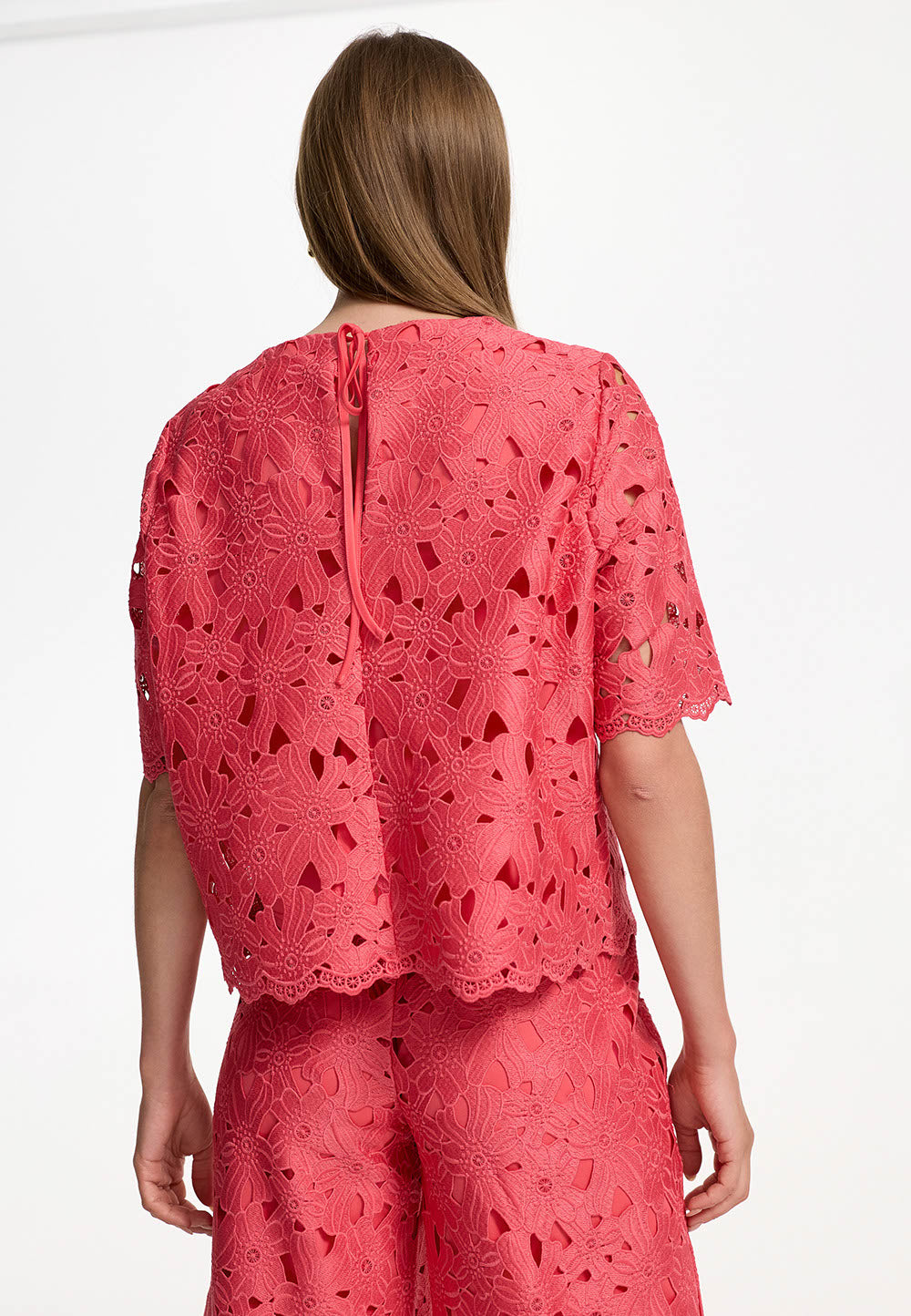 Half-sleeve lace top | Azalea 